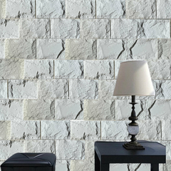 Imagem do Kit 4 Forma 3d Molde Mosaico Pedra Natural Moledo 27,5x18cm ABS 2mm Molde para cimento/concreto/gesso 3d IN522