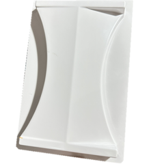 2 Forma 3d Para Fazer Cobogó Elemento Vazado Veneze 40x25cm Dupla Face ABS 2MM IN536 - loja online