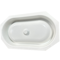 Molde Para Fazer Cuba Pia de Banheiro Grande 51x28x9cm Fôrma de Cuba ABS 2mm IN567 - INNOVE3D
