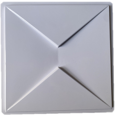 Imagem do Jogo 2 Forma 3d Meia Lua e Origem 40x40cm ABS 2mm Molde para gesso/cimento/concreto IN694 + IN695