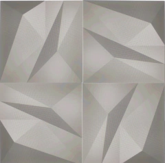 Forma 3d Doppio 40x40cm ABS 2mm Molde para gesso/cimento/concreto IN696 na internet