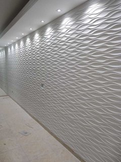 Forma 3d Gesso Ondas Dunas 40x40cm ABS 2mm Molde Para Gesso/Cimento/Concreto 3d IN251 - loja online