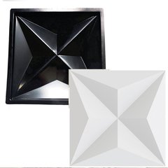 Forma 3d Gesso Estrela 40x40cm ABS 1,3mm Molde para gesso 3d IN264PP na internet