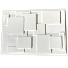 Forma 3d Fazer Mosaico Choc Grande 79X54,5cm ABS 2mm Molde Para Gesso/Cimento/Concreto 3d IN513