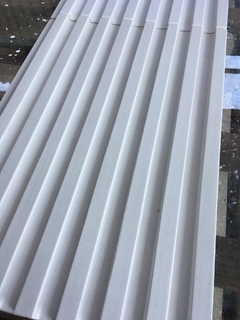 Forma 3d Mini Ripado 50x25cm ABS 1,5mm Molde para gesso/cimento 3d IN620 - loja online