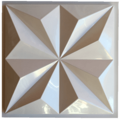 Forma 3D Gesso Cristais 40x40cm ABS Virgem 1,5mm IN608 - comprar online