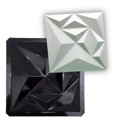 Imagem do Forma 3d Gesso Diamantada 38x38cm ABS Virgem 1,5mm Molde Para Gesso e Cimento IN612
