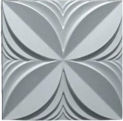 Forma 3d Gesso Floral 4d 40X40cm ABS 2mm Molde Para Gesso/Cimento/Concreto 3d IN675 - comprar online