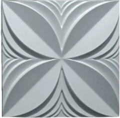 2 Forma 3d Gesso Floral 4d 40X40cm ABS 2mm Molde Para Gesso/Cimento/Concreto 3d IN675 - comprar online