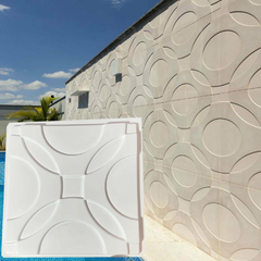 Forma 3d Molde 3d Muralta 29x29cm Forma Para Gesso/cimento 3d ABS IN534