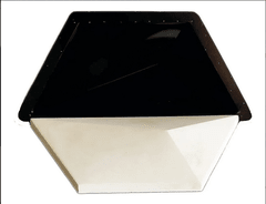 Forma 3d Gesso Trapezio P 39x20cm ABS 1,3mm Molde para gesso 3d IN203PP na internet