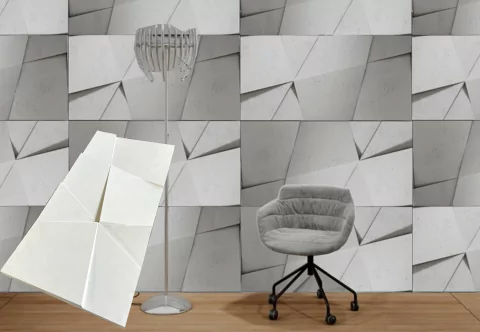 Forma 3d Scarlet 2 Grande 100X50cm ABS 2mm Molde Para Cimento/Concreto/Gesso IN510