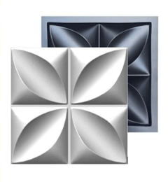 2 Forma 3d Floral Petala 29x29cm ABS 2mm Molde Para cimento/concreto/gesso 3d IN601 - comprar online