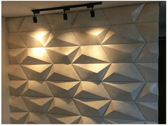 Forma Gesso 3D Dupla Trapézio Hexagonal 33,5x38,5cm ABS Virgem Molde para Cimento/concreto/Gesso 3d IN203PD - comprar online