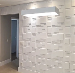 2 Forma 3d Mosaico Bloco 40X40cm ABS 2mm Molde Para Cimento/Concreto/gesso 3d IN615 - loja online