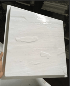 2 Forma 3d Piso Piscina Pedra Rustica 46X46cm ABS 2mm Molde para cimento/concreto IN271 na internet