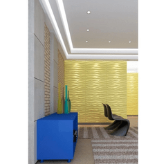 Revestimento 3d Para Ambiente Interno em Fibra de Bambu 62,5x80cm - INNOVE3D