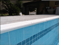2 Forma 3d Borda de Piscina Peito de Pombo 49x25cm + Canto L 35x25cm ABS 2mm Molde para cimento/concreto 3d IN275+IN275B na internet