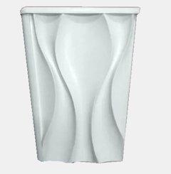 Forma 3d Vaso Ondas 42x32x25 Abs Virgem Molde para gesso Ou Cimento IN626 - INNOVE3D