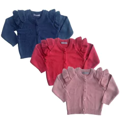 Casaco Tricot Babados