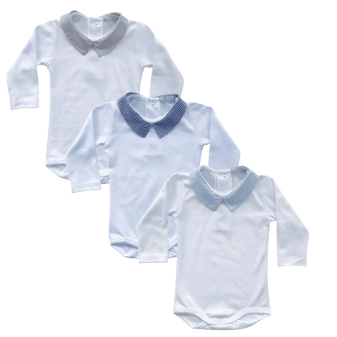 Body Manga Longa Vichy