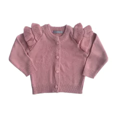 Casaco Tricot Babados na internet