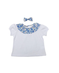 Blusa Fleur + Laço Cabelo na internet