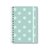 Caderno Médio Dots Azul