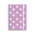Caderno Médio Dots Lilás