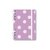 Caderno Pequeno Dots Lilás - comprar online