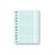 Caderno Pequeno Grid Azul