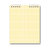 Caderno Colegial Grid Amarelo - Cadernetas | papelaria artesanal para uma rotina mais leve & criativa