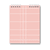 Caderno Colegial Grid Rosa - Cadernetas | papelaria artesanal para uma rotina mais leve & criativa