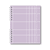 Caderno Colegial Grid Lilás - comprar online