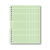 Caderno Colegial Grid Verde - comprar online