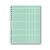 Caderno Colegial Grid Verde Água - comprar online