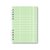 Caderno Médio Grid Verde - comprar online
