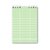 Caderno Médio Grid Verde - Cadernetas | papelaria artesanal para uma rotina mais leve & criativa