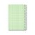 Caderno Médio Grid Verde - loja online