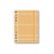 Caderno Pequeno Grid Laranja - comprar online