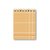 Caderno Pequeno Grid Laranja na internet