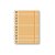 Caderno Pequeno Grid Laranja