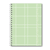 Caderno Universitário Grid Verde