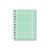 Caderno Pequeno Grid Verde Água