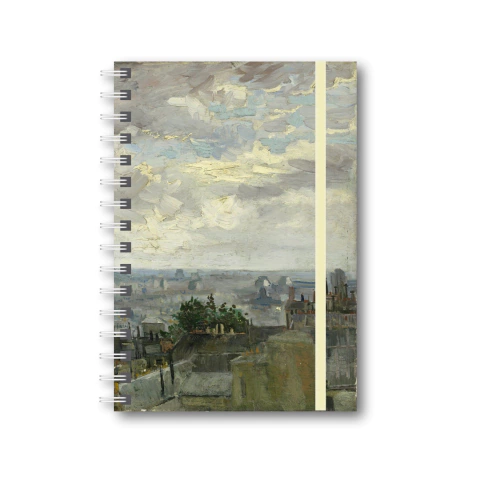 Caderno Médio - Vista de Paris | Coleção Obras