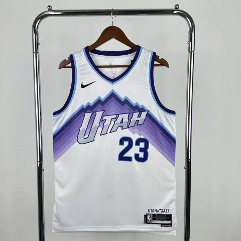 Regata Utah Jazz 2025/26 Swingman - Association Edition - Branco