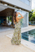 VESTIDO LONGO TRANSPARÊNCIA ESTAMPADO - comprar online
