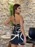 VESTIDO ALÇA ILHÓS VICENZA ESTAMPADO - comprar online