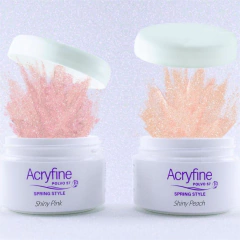 NUEVO COLOR CON GLITTER POLIMERO SPRING STYLE ACRYFINE 30GR - comprar online