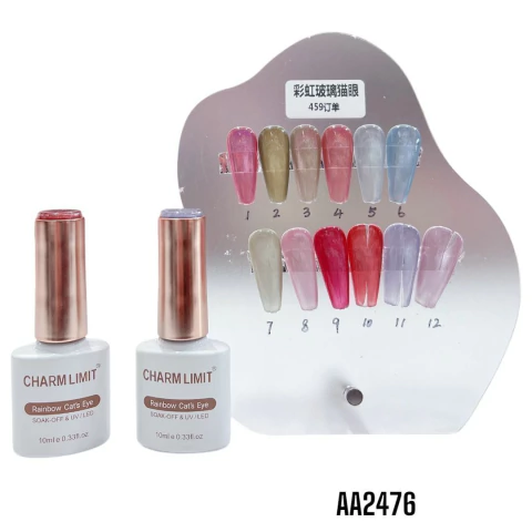 F522 12 CHARMLIMIT OJO DE GATO RAINBOW 10ML AA-3287